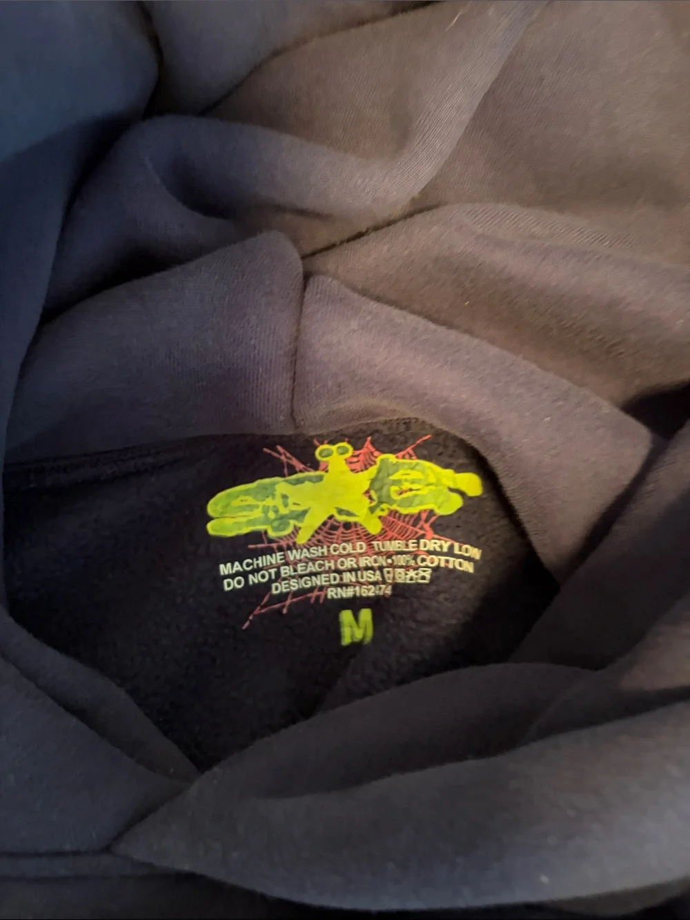 Sp5der Atlanta Hoodie Navy